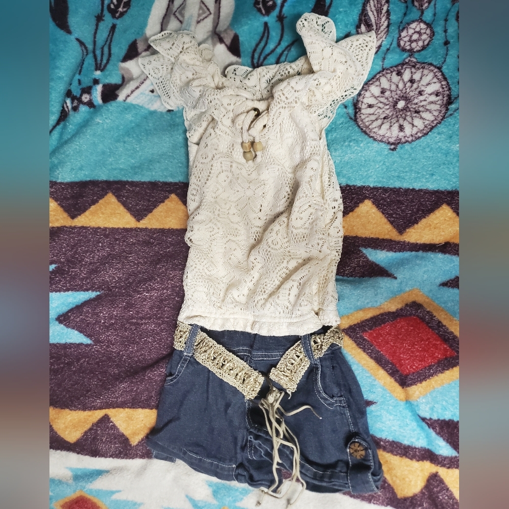 Kids Western Romper